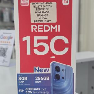 Xiaomi REDMI 15C DE 256GB/4GB RAM nuevo precintado
