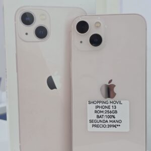 iPhone 13 de 256GB/100% bat factura garantía