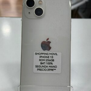 iPhone 13 de 256GB/100% bat factura garantía